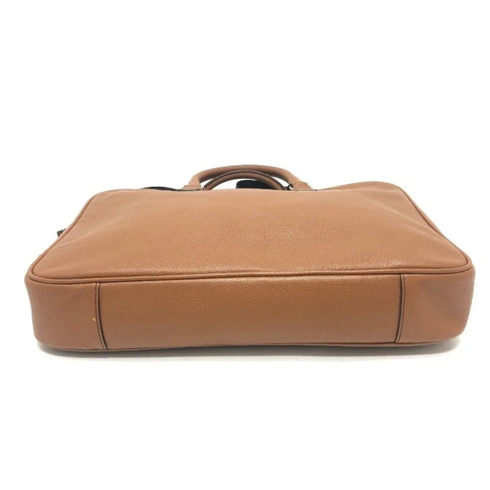 Michael Kors logo Bag 2WAY Briefcase Document Bag Business bag Leather Brown